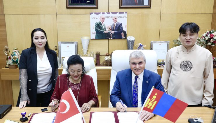 Moğolistan İş Kadınlar Derneği ile iş birliği ve iyi niyet protokolü imzalandı.