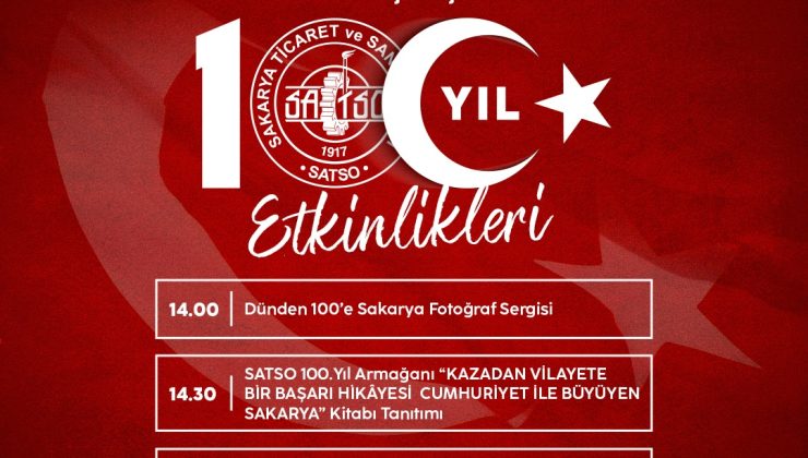 SATSO Cumhuriyetin 100. Yılına Etkinliklerle Hazırlanıyor