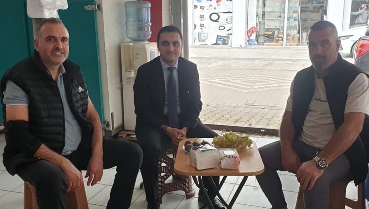 Kaymakam Ahmet Can Pınar’dan esnaf ziyareti