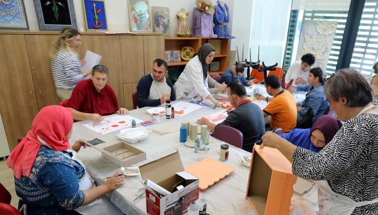 Engelsiz hobi atölyelerinde ders zili çaldı