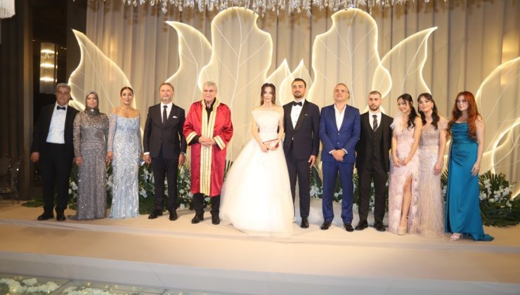 Başarılı iş adamı Fahri Sayın’ın oğlu dünya evine girdi