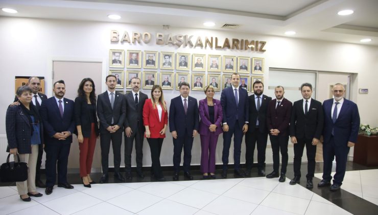 Adalet Bakanı Yılmaz Tunç Sakarya Barosu’nu ziyaret etti