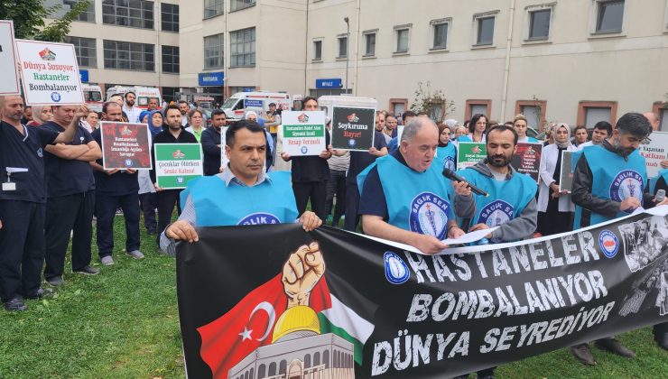 Sağlık-Sen Sakarya’dan Filistin’de yapılan soykırıma tepki