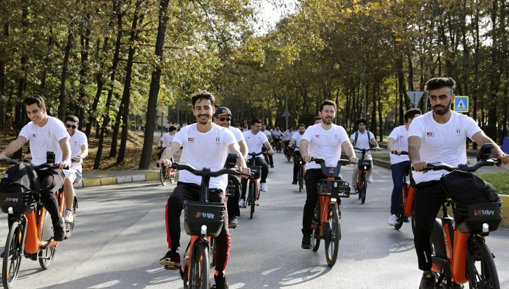 Pedallar cumhuriyetin 100. yılı için çevrildi