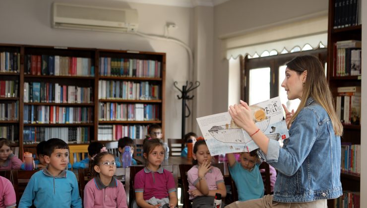 ‘Zor Balık’ söyleşisine minikler konuk oldu