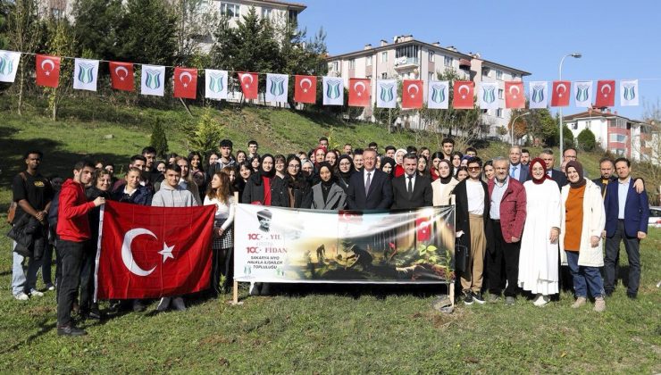 Diktikleri fidanlara şehitlerin isimlerini verdiler