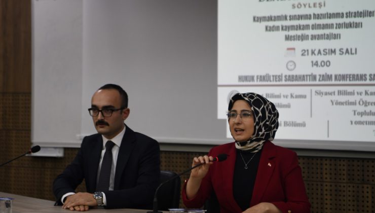 “Kaymakamlık Mesleği : Deneyim Paylaşımı” söyleşisi düzenlendi.