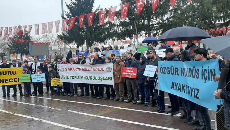 Sakarya Milli İrade STK’larından Gazze soykırımına tepki