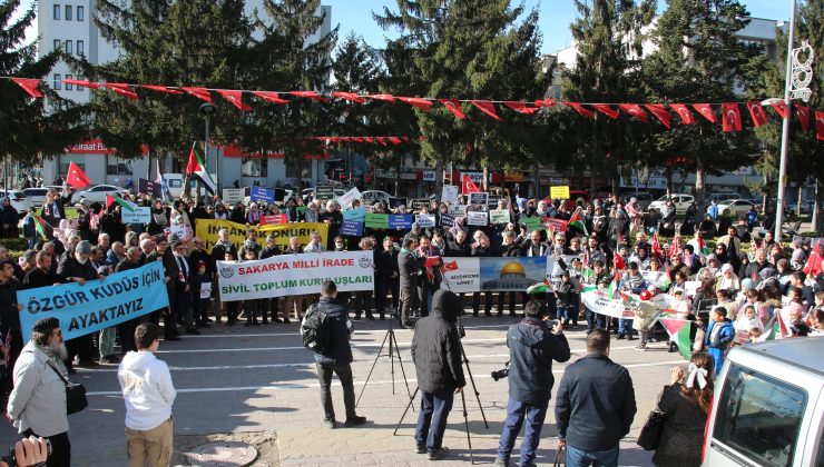 STK’lardan Filistin’de devam eden soykırım için basın açıklaması