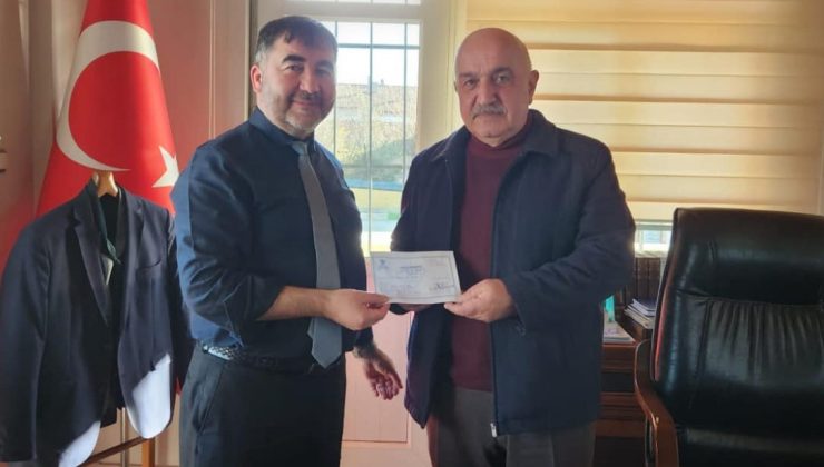 Ahmediye’de Filistin için toplanan yardımı teslim ettiler