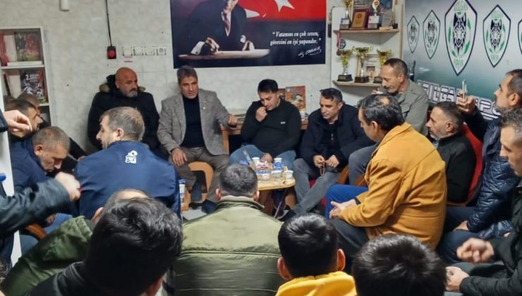 MHP Meclis üyesi aday adayı Cengiz Cengiz saha çalışmalarına devam ediyor