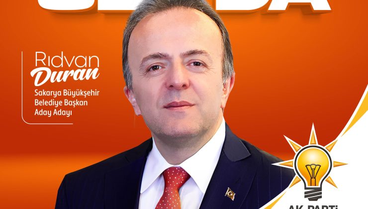 Rıdvan Duran, ”Sakarya her şeyin en iyisini hak ediyor”