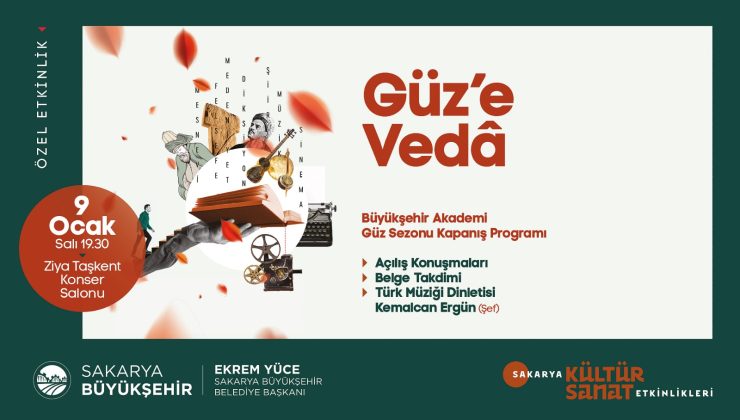 Akademi’nin güz dönemi kapanış programı 9 Ocak’ta