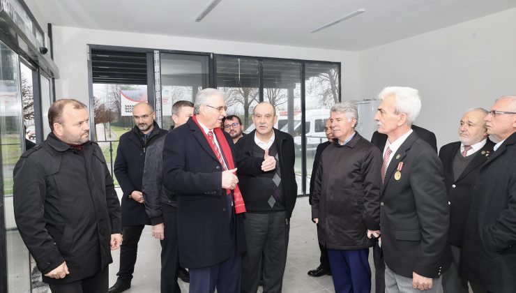 Şehit yakını ve gazilere modern bir tesis