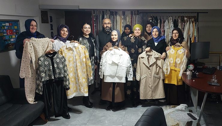 Teknik gezi ile brode kumaş üretimini incelediler