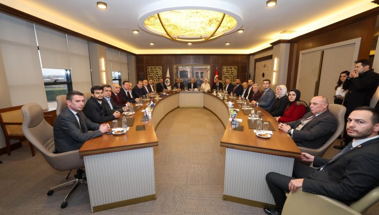 Başkan Karakullukçu ile birlikte SATSO’yu ziyaret ettiler