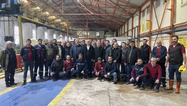 Türk-İş Genel Başkanı Ergün Atalay,Yeni yıla Sakarya’da işçilerle birlikte girdi