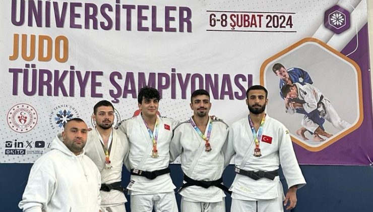 Judocu Sedat Durmuş Erzurum’da podyuma çıktı