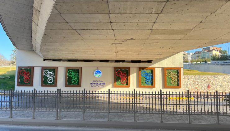 SGK Köprülü Kavşağı’na renk katan dokunuş