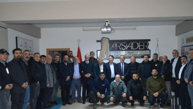 Arifiye Bağımsız Belediye Başkan adayı Hakan YAZICI’dan, ARSİADER’e ziyaret