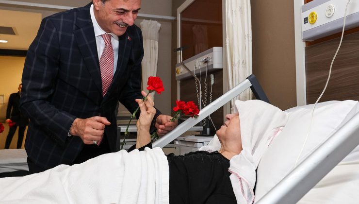 Başkan Adayı Alemdar’dan hastalara ziyaret