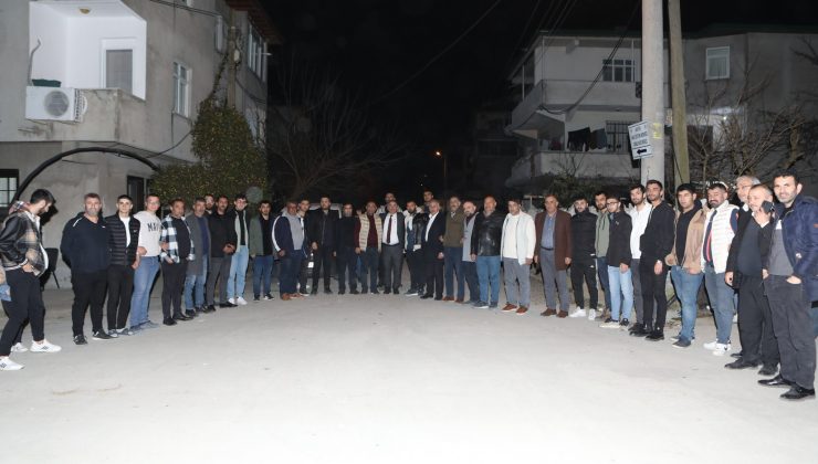 Asker uğurlamasına katıldı