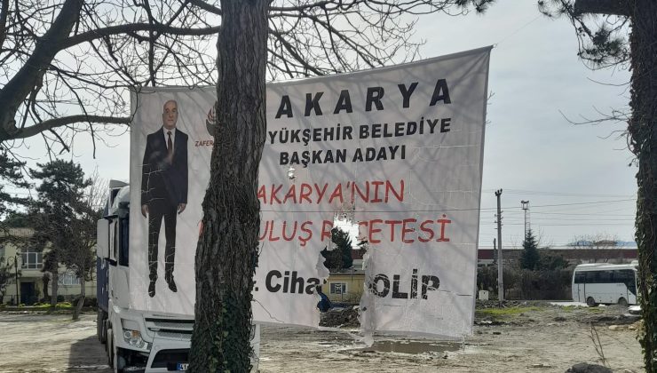 Zafer Partisi İl Başkanından Pankart Saldırısına Tepki!