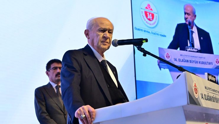 MHP Lideri Devlet Bahçeli,”Ayrılamazsın, Türk milletini yalnız bırakamazsın”