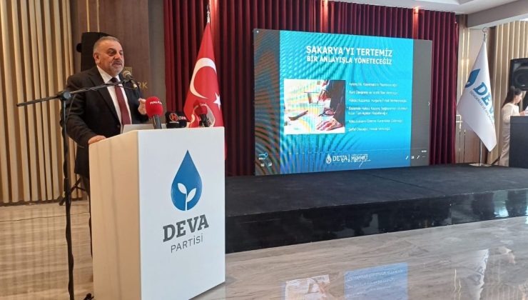 SBB Adayı Mehmet Erdoğan Değişim Sakarya’ya DEVA olacak.