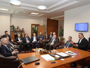 SATSO Yönetim Kurulu Üyelerinden Başkan Karakallukçu’ya ziyaret