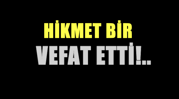 BİR AİLESİNİN ACI GÜNÜ!..