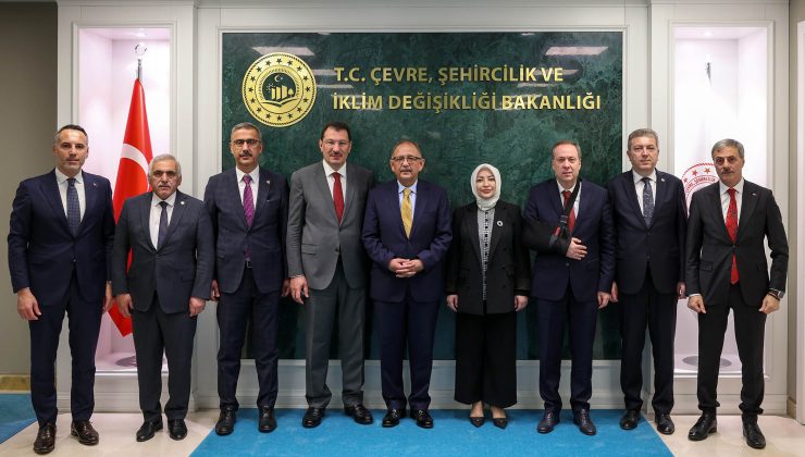 Bakan Özhaseki ile Sakarya’yı konuştular