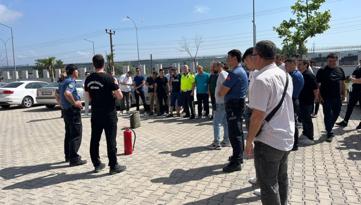 İtfaiyeden yangınlara doğru müdahale için gerçekçi tatbikat