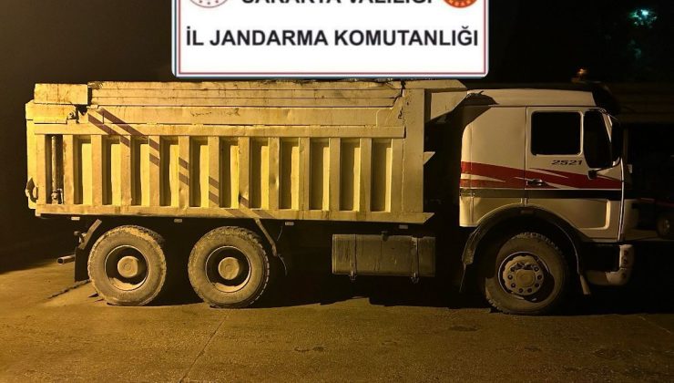Sakarya’da kimyasal atık dökümü yaparken yakalandılar