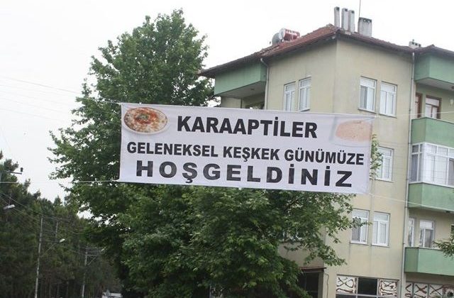 Karaaptiler’de 5.Geleneksel keşkek günü etkinliği