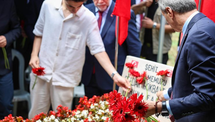 Başkan Alemdar, 15 Temmuz’un sabahında şehit Serdar Gökbayrak’ın kabrindeydi