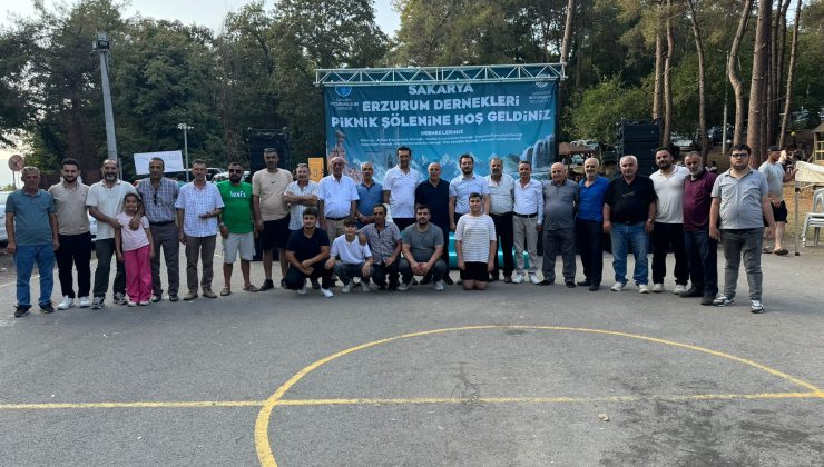 Erzurumlular Arifiye’de Piknikte buluştu