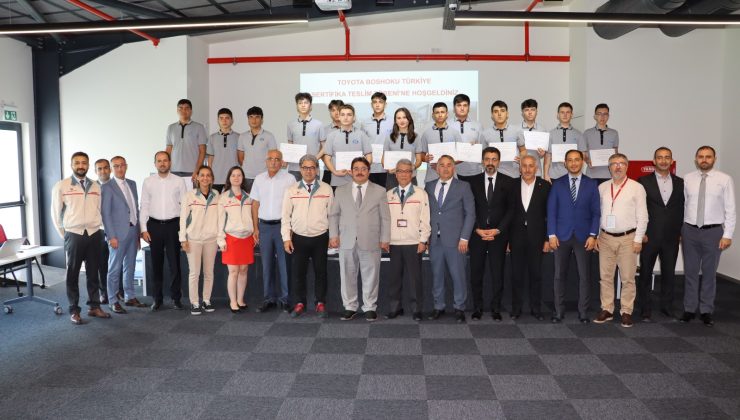 Toyota Boshoku’da Sertifika Teslim Töreni