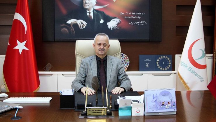 İl Sağlık Müdürü Aziz Öğütlü’den Veda mesajı!