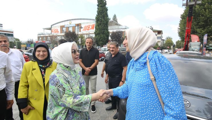 Çiğdem Erdoğan’dan Arifiye’de bir dizi ziyaret