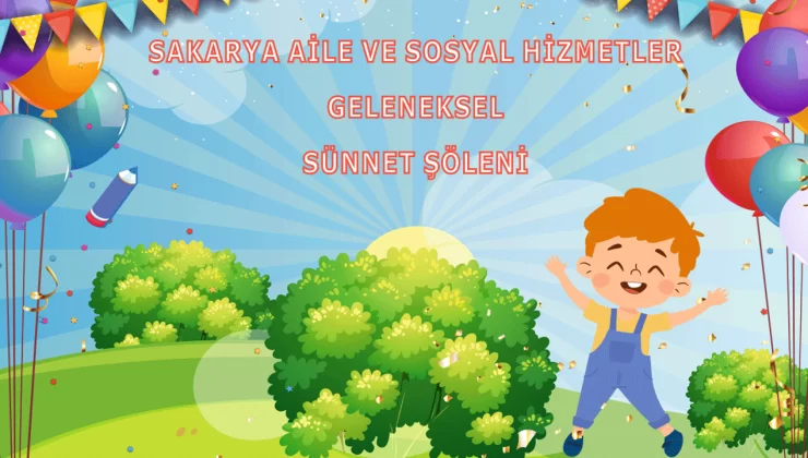Arifiye’deki Çocuk Evleri Sitesi’nde kalan çocuklar için toplu sünnet töreni