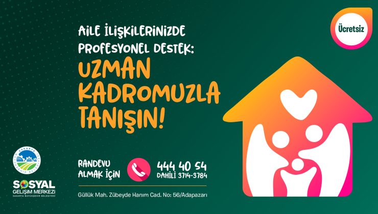 1 milyon Sakaryalıya ücretsiz terapi hizmeti
