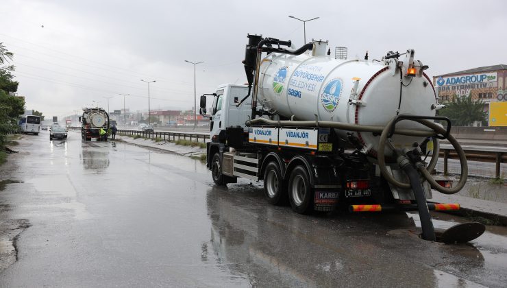 SASKİ kuvvetli sağanak yağışa karşı teyakkuza geçti