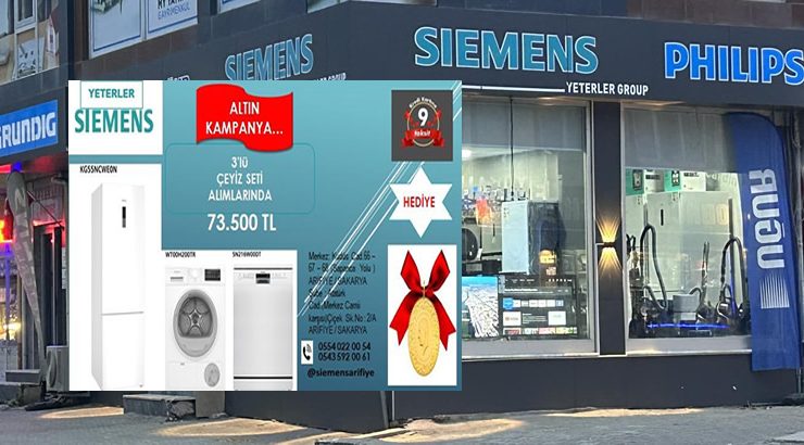 YETERLER GRUP SİEMENS BAYİİNDEN ALTIN KAMPANYA…