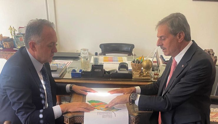 Yusuf Alemdar Bakan Yardımcısı Yazgı ile iki projeyi görüştü