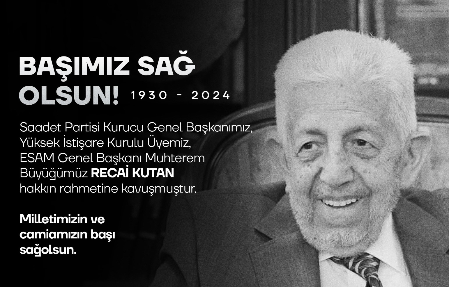 Recai Kutan Hayat n Kaybetti Arifiye Haber