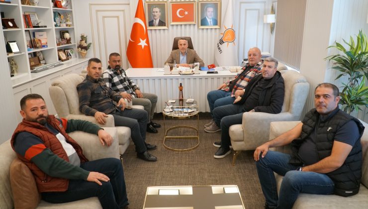 Muhtarlardan İl Başkanı TEVER’e ziyaret