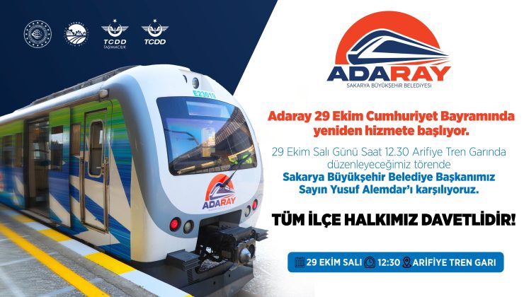 ADARAY’a Arifiye Tren Garında karşılama