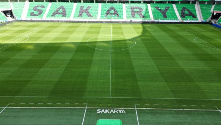 Yeni Sakarya Atatürk Stadyumu karşılaşma için hazır