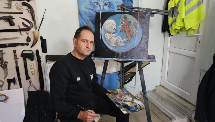 Ressam Ersoy Ayyıldız’dan İnsanlık dramına dair farkındalık mesajı